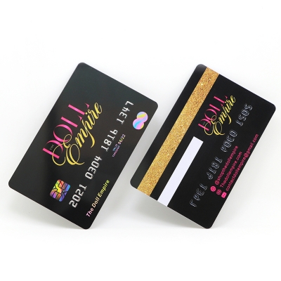 Embossed PVC Gift Cards Custom Printed With Serial Numbers 