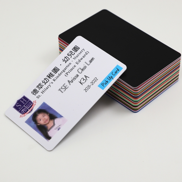 Custom PVC ID Badge Maker, Matte Plastic Business Card, Photo
