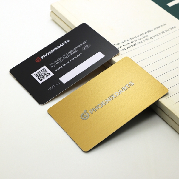 High Quality Club VIP Membership Card with Glod Brushed Surface