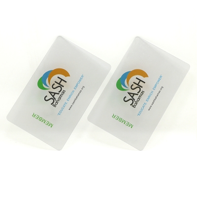 Transparent Membership Cards Customized Plastic Card