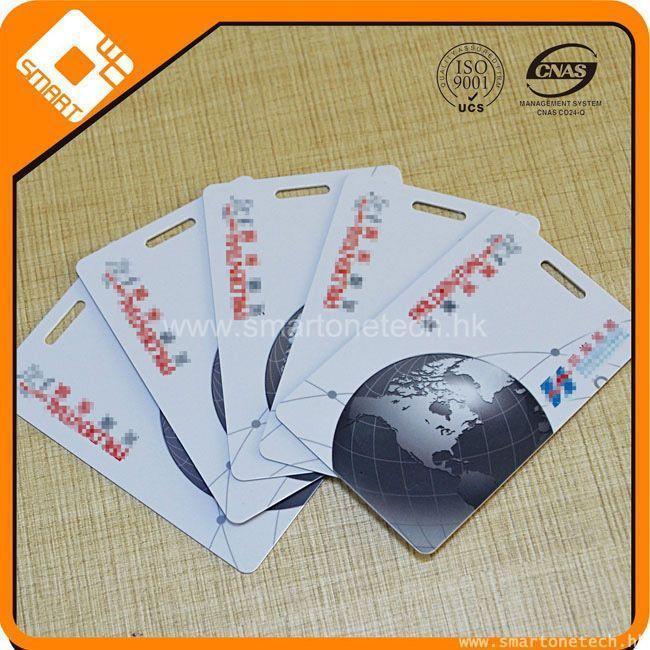 Customized plastic barcode gift card with card holder