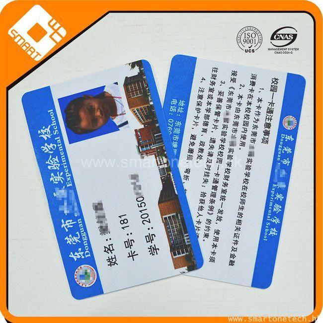 CR80 Plastic Rfid S50 Photo id cards