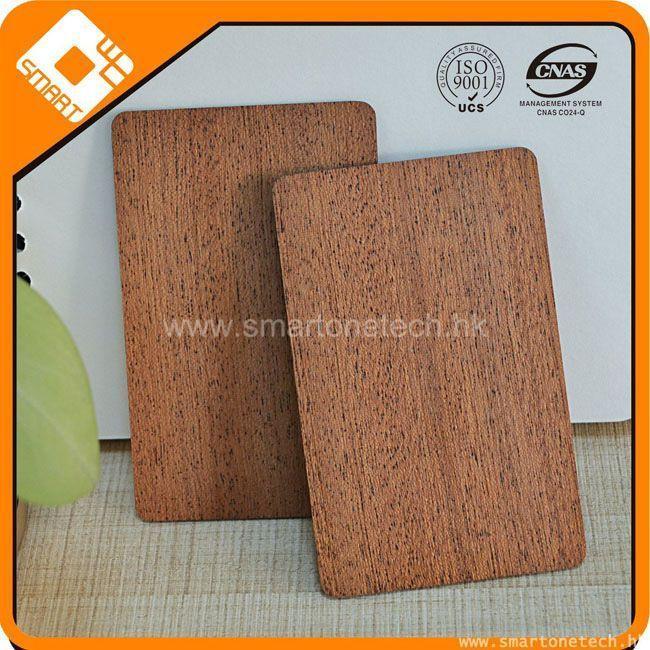 NEW!Eco-friendly promotional wood ID card smart card