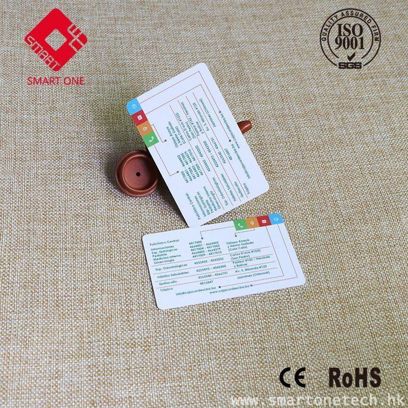 Plastic print thin Name Card