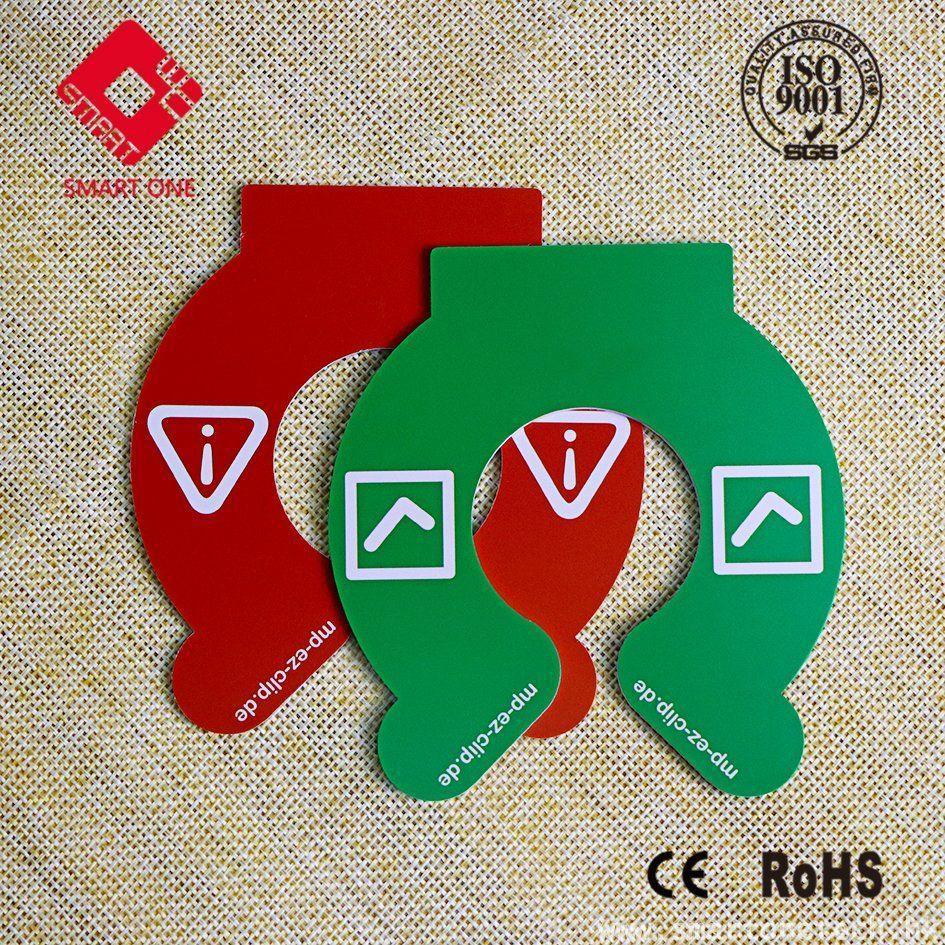 colorful custom printed 13.56MHZ pvc rfid die cut card