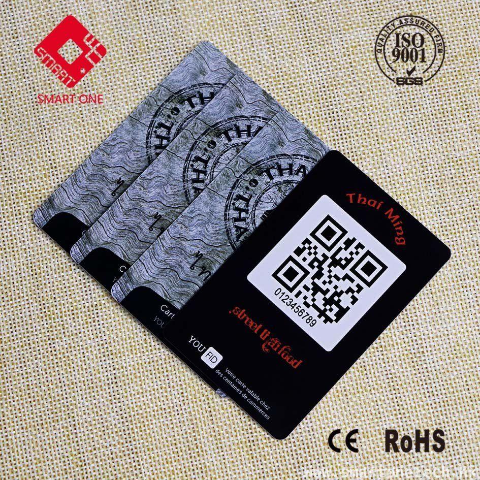 plastic Custom magnetic stripe barcode VIP credit card