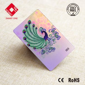 Laser Metallic Smart Drawing Laser Card Diamond Card