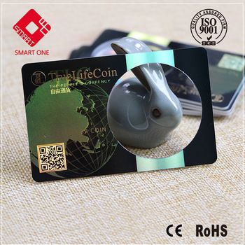 Factory Low Cost Customized Cutting Hole Card Laser logo plastic cards