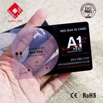 Customized print Transparent PVC Card Clear Card