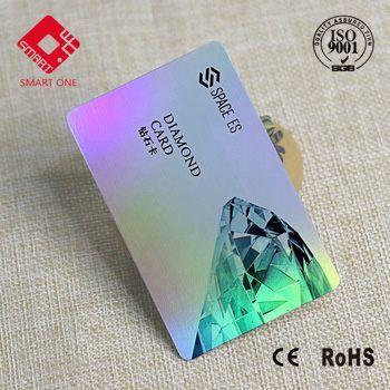 customized full color laser wire drawing card / laser card