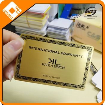 Blank sublimation metal card machine to print business card