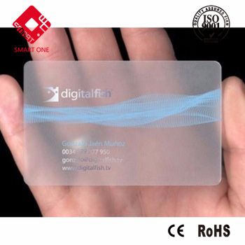 Recycled Transparent Plastic Smart Key Cards