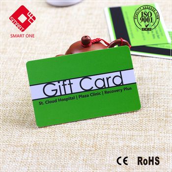 competitive price blank magnetic stripe plastic pvc smart IC card