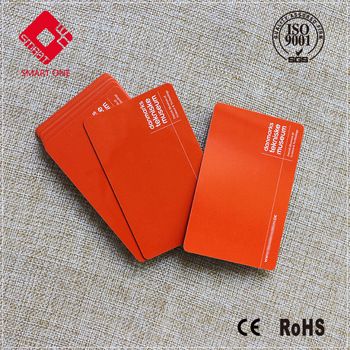 Plastic FM08 chip card customized printed loyalty gift pvc card