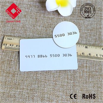 Credit Card Standard Size PVC Card with Embossing hot stamping