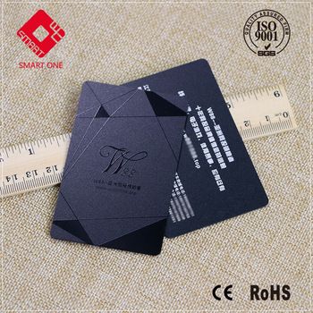 Glossy Finished ISO CR80 Card Custom Printing Plastic Card with UV Spotting Loyalty Card