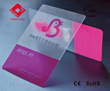 Hico/Loco Magnetic Stripe Transparent Business Card/Clear Business Card