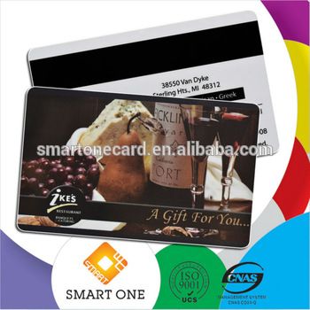 New style offset printing rfid smart card with magnetic strip