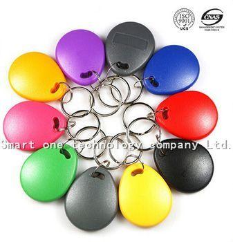 EM4305 125KHZ Rewritable EM ID Key fob RFID Tag Key Ring Card