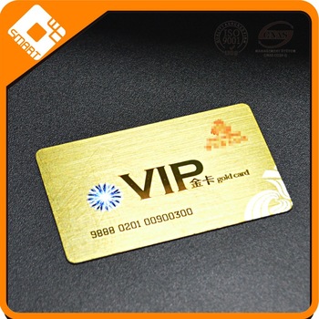 Factory Price Plastic PVC Gift VIP Loyalty Membership Card