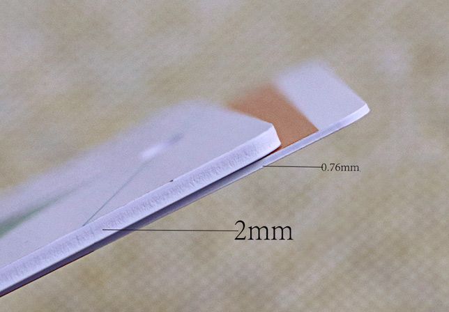 plastic card thickness