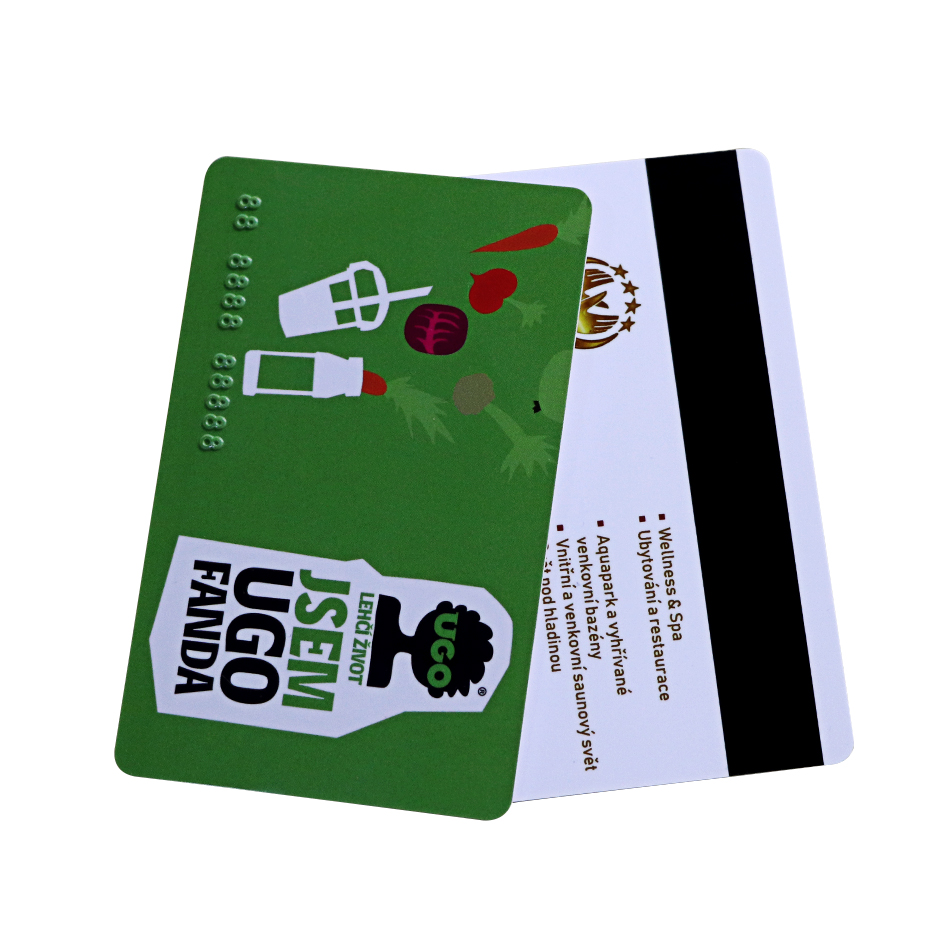 plastic membership cards with magnetic stripe