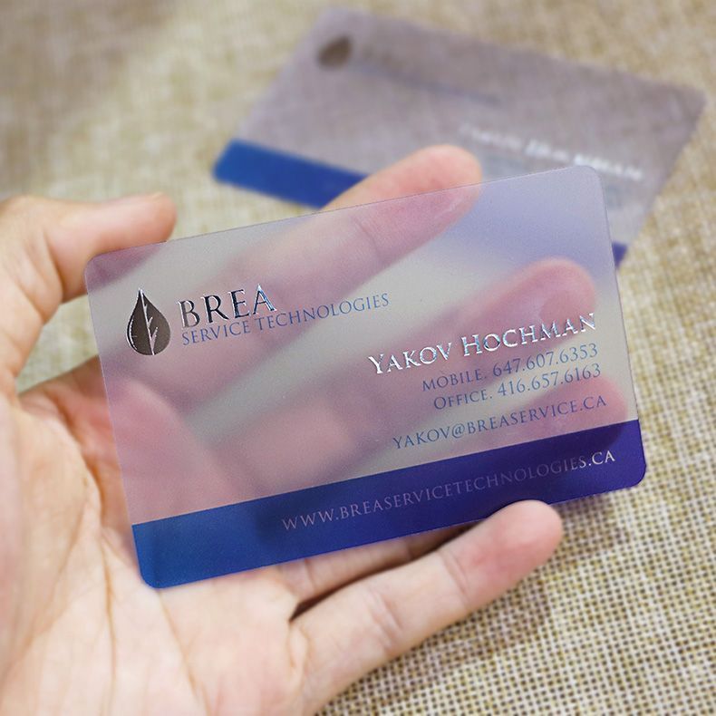 Transparent Business Card