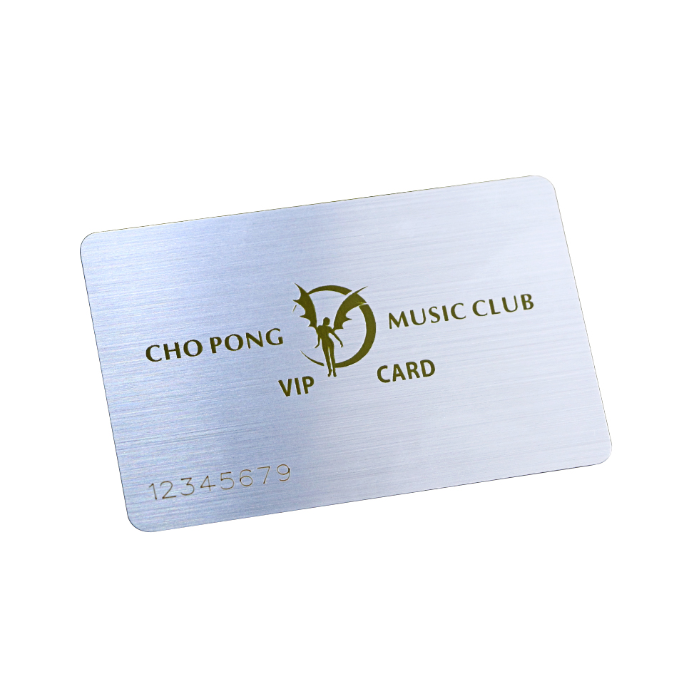Brushed Plastic Music Club VIP Store Value Cards-Card Supplier Smart One