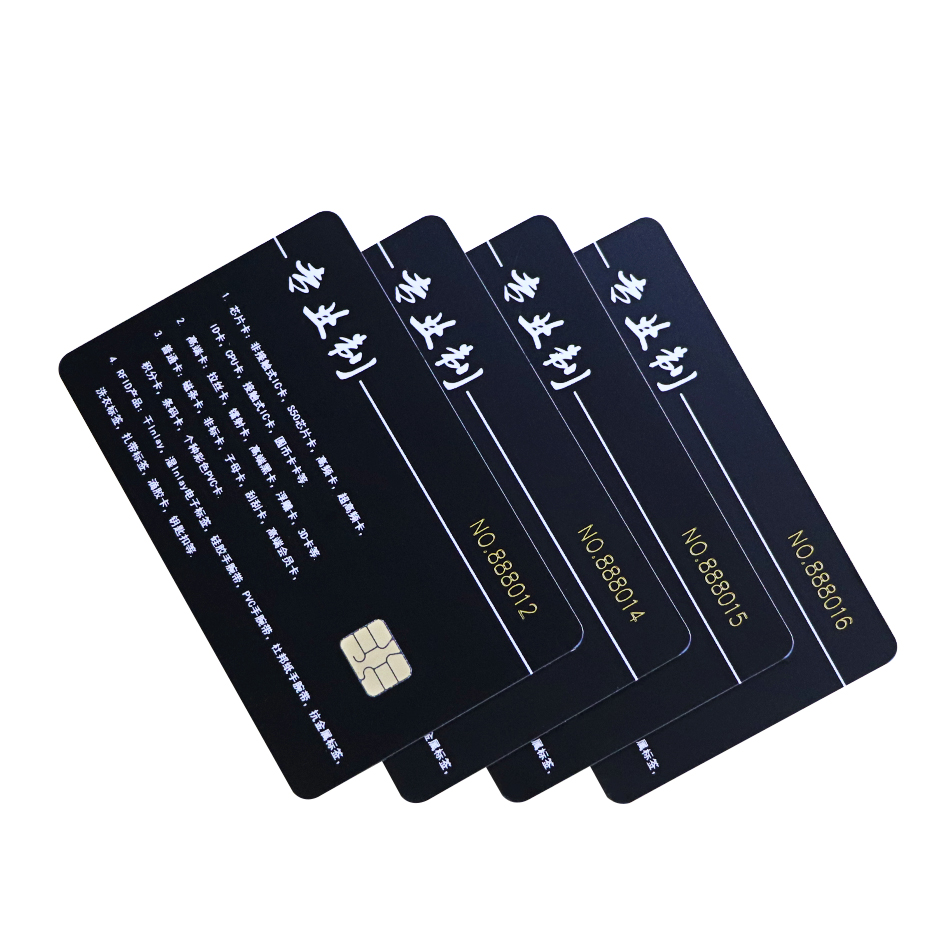 Spot UV Printing Contact IC Card With Laser Code-Card Supplier Smart One